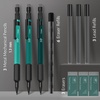 image:imageMr Pen Metal Mechanical Pencil Set with Lead Refills amp Erasers 3 Pack  13 mm 3x Lead amp 6x Eraser Refills 3x Premium Erasers Ideal for Precision Drawing Pencils for Sketching Fathers Day Gift
