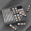 image:imageMr Pen Metal Mechanical Pencil Set with Lead Refills amp Erasers 6 Pack  5 Sizes 03 05 07 09 amp 2mm 8x Tubes Lead Refills amp 2x Erasers for School Supplies Note Taking Fathers Day Gift