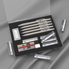 image:imageMr Pen Metal Mechanical Pencil Set with Lead and Eraser Refills 5 Sizes  03 05 07 09 2mm Drafting Sketching Architecture Drawing Mechanical Pencils Metal Mechanical Pencils