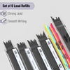 image:imageMr Pen Metal Mechanical Pencil in Leather Case 5 Pack 5 Sizes 03 05  07 09 amp 2mm 6x Tubes Lead Refill Erasers amp Sharpener for School Supplies Note Taking Drawing Fathers Day Gift