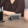 image:imageMr Pen Metal Mesh Business Card Holders 3 Pack Gray  Durable Stainless Steel Card Stand for Desk Office and Business Use Straight Flat and Smooth DesignGrey