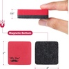 image:imageMr Pen Mini Magnetic Dry Erase Erasers 2 x 2 24 Pack  Black Small Magnetic Whiteboard Dry Erase Erasers Bulk for Kids Teachers Students and Classroom SuppliesBright Colors