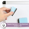 image:imageMr Pen Mini Magnetic Dry Erase Erasers 2 x 2 24 Pack  Black Small Magnetic Whiteboard Dry Erase Erasers Bulk for Kids Teachers Students and Classroom SuppliesPastel Green