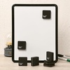 image:imageMr Pen Mini Magnetic Dry Erase Erasers 2 x 2 24 Pack  Black Small Magnetic Whiteboard Dry Erase Erasers Bulk for Kids Teachers Students and Classroom SuppliesBlack