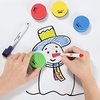 image:imageMr Pen Mini Magnetic Dry Erase Erasers 2 x 2 24 Pack  Black Small Magnetic Whiteboard Dry Erase Erasers Bulk for Kids Teachers Students and Classroom SuppliesBright Colors
