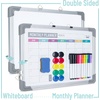 image:imageMr Pen Monthly Calendar Dry Erase Board for Wall 16x12 Inches  Small Magnetic Hanging DoubleSided Whiteboard with Dry Erase Markers Portable Whiteboard for Planning Drawing School