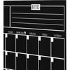 image:imageMr Pen Monthly Magnetic Dry Erase Board Calendar for Fridge 147x118  Gray Monthly Planner Whiteboard for Refrigerator with 4 Dry Erase Markers for Family Schedules Chores Meal PlanningBlack