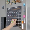 image:imageMr Pen Monthly Magnetic Dry Erase Board Calendar for Fridge 147x118  Gray Monthly Planner Whiteboard for Refrigerator with 4 Dry Erase Markers for Family Schedules Chores Meal PlanningBlack