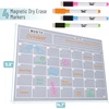 image:imageMr Pen Monthly Magnetic Dry Erase Board Calendar for Fridge 147x118  Gray Monthly Planner Whiteboard for Refrigerator with 4 Dry Erase Markers for Family Schedules Chores Meal PlanningGray