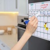 image:imageMr Pen Monthly Magnetic Dry Erase Board Calendar for Fridge 147x118  Gray Monthly Planner Whiteboard for Refrigerator with 4 Dry Erase Markers for Family Schedules Chores Meal PlanningWhite