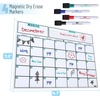image:imageMr Pen Monthly Magnetic Dry Erase Board Calendar for Fridge 147x118  Gray Monthly Planner Whiteboard for Refrigerator with 4 Dry Erase Markers for Family Schedules Chores Meal PlanningWhite