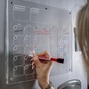 image:imageMr Pen Monthly Magnetic Dry Erase Board Calendar for Fridge 147x118  Gray Monthly Planner Whiteboard for Refrigerator with 4 Dry Erase Markers for Family Schedules Chores Meal PlanningClear