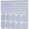 image:imageMr Pen Monthly Magnetic Dry Erase Board Calendar for Fridge 147x118  Gray Monthly Planner Whiteboard for Refrigerator with 4 Dry Erase Markers for Family Schedules Chores Meal PlanningGray