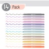 image:imageMr Pen No Bleed Gel Highlighters Ethereal Pastel 14 Pack  Bible Highlighters and Pens No Bleed Bible Markers for Study Journaling School Supplies and Accessories