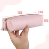 image:imageMr Pen PU Leather Pencil Case Boho StylePink