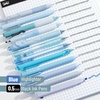 image:imageMr Pen Pastel Green Gel Pens Set 12 Pack  Black Ink Cute Writing Pens with 1 Aesthetic Highlighter 05 mm Smooth Gel Pens for Journaling Aesthetic Girly StationeryPastel Blue Barrel