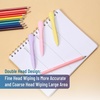 image:imageMr Pen PenShaped Erasers 3 Pack Large Size Pastel Colors  Cute and Fun Erasers for Kids Girls Perfect for School Journals Stationery Scrapbooking Classroom Supplies