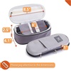 image:imageMr Pen Pencil Case Large Fabric Pencil Pouch Large Grey Pen Bag  School Supplies Pencil Pouch CuteMedium