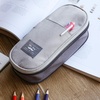 image:imageMr Pen Pencil Case Large Fabric Pencil Pouch Large Grey Pen Bag  School Supplies Pencil Pouch CuteMedium Pack of 2
