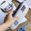 image:imageMr Pen Pencil Case Large Fabric Pencil Pouch Large Grey Pen Bag  School Supplies Pencil Pouch CuteMedium Pack of 2