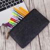 image:imageMr Pen Pencil Case Pencil Pouch 3 Pc Black Felt Small Pencil Case  Pencil pouch Small Pen Case Pen Bag Office Supplies Canvas Pencil Case Pencil Bags Pen PouchC Black
