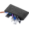 image:imageMr Pen Pencil Case Pencil Pouch 3 Pc Black Felt Small Pencil Case  Pencil pouch Small Pen Case Pen Bag Office Supplies Canvas Pencil Case Pencil Bags Pen PouchC Black