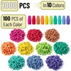 image:imageMr Pen Pencil Erasers Toppers 1000 Pack Colorful Latex Free No Smudge  Mr Pen Erasers for Pencils Bulk