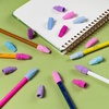 image:imageMr Pen Pencil Erasers Toppers 30 Pack Colorful Latex Free No Smudge Mr Pen Erasers for Pencils