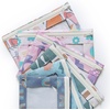 image:imageMr Pen Pencil Pouch for 3 Ring Binder 5 Pack 10x7 Smooth Zipper  Clear Window Large Capacity Pencil Case with 3 Reinforced Grommets for School Office Supplies StoragePlum Blossom