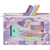image:imageMr Pen Pencil Pouch for 3 Ring Binder 5 Pack 10x7 Smooth Zipper  Clear Window Large Capacity Pencil Case with 3 Reinforced Grommets for School Office Supplies StoragePlum Blossom