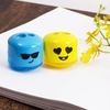 image:imageMr Pen Pencil Sharpeners Manual 12 Pack Dual Hole Smiley  Bulk Handheld Pencil Sharpener Compatible with Standard and Jumbo Pencils Snapon Lid Stainless Steel Blade48 Pack