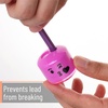 image:imageMr Pen Pencil Sharpeners Manual 12 Pack Dual Hole Smiley  Bulk Handheld Pencil Sharpener Compatible with Standard and Jumbo Pencils Snapon Lid Stainless Steel Blade24 Pack