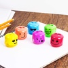 image:imageMr Pen Pencil Sharpeners Manual 12 Pack Dual Hole Smiley  Bulk Handheld Pencil Sharpener Compatible with Standard and Jumbo Pencils Snapon Lid Stainless Steel Blade48 Pack