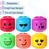 image:imageMr Pen Pencil Sharpeners Manual 12 Pack Dual Hole Smiley  Bulk Handheld Pencil Sharpener Compatible with Standard and Jumbo Pencils Snapon Lid Stainless Steel Blade6 Pack