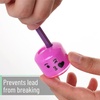 image:imageMr Pen Pencil Sharpeners Manual 12 Pack Dual Hole Smiley  Bulk Handheld Pencil Sharpener Compatible with Standard and Jumbo Pencils Snapon Lid Stainless Steel Blade48 Pack