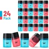 image:imageMr Pen Pencil Sharpeners Manual 24 Pack Dual Hole  Bulk Handheld Pencil Sharpener Compatible with Standard and Jumbo Pencils ScrewOn Lid Stainless Steel BladeRed and Blue