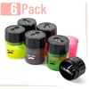 image:imageMr Pen Pencil Sharpeners Manual 24 Pack Dual Hole  Bulk Handheld Pencil Sharpener Compatible with Standard and Jumbo Pencils ScrewOn Lid Stainless Steel BladeGreen  Yellow  Blue  Pink  Black  Red