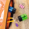 image:imageMr Pen Pencil Sharpeners Manual 24 Pack Dual Hole  Bulk Handheld Pencil Sharpener Compatible with Standard and Jumbo Pencils ScrewOn Lid Stainless Steel BladeGreen  Yellow  Blue  Pink  Black  Red