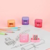 image:imageMr Pen Pencil Sharpeners Manual 4 Pack Dual Hole  Colorful Handheld Pencil Sharpener Compatible with Standard and Jumbo Pencils Snapon Lid Stainless Steel Blade