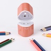 image:imageMr Pen Pencil Sharpeners Manual 6 Pack 3 Holes Colorful  Handheld Pencil Sharpener Large Waste Box Compatible with Standard and Jumbo Pencils Stainless Steel Blade for KidsBoho Colors