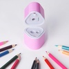 image:imageMr Pen Pencil Sharpeners Manual 6 Pack 3 Holes Colorful  Handheld Pencil Sharpener Large Waste Box Compatible with Standard and Jumbo Pencils Stainless Steel Blade for KidsGentle Colors