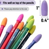 image:imageMr Pen Pencil Top Erasers 120 Pack Vibrant Colors LatexFree  NoSmudge Cap Pencil Erasers for Precise Erasing Kids Teachers Studying SuppliesVibrant