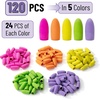 image:imageMr Pen Pencil Top Erasers 120 Pack Vibrant Colors LatexFree  NoSmudge Cap Pencil Erasers for Precise Erasing Kids Teachers Studying SuppliesVibrant