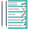 image:imageMr Pen Pencils 2 HB 10 Pack Black Lead Vibrant Wooden Barrels  Pencils Set for Gift