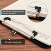 image:imageMr Pen Plastic Clipboard 125 x 9 2 Pack Clipboard Plastic  LowProfile Metal Clip with Retractable Hanging HoleBlack