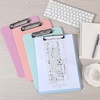 image:imageMr Pen Plastic Clipboard 125 x 9 2 Pack Clipboard Plastic  LowProfile Metal Clip with Retractable Hanging HoleCareys Pink