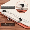 image:imageMr Pen Plastic Clipboard 125 x 9 2 Pack Clipboard Plastic  LowProfile Metal Clip with Retractable Hanging HoleCoral Pink