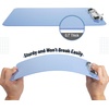 image:imageMr Pen Plastic Clipboard 125 x 9 2 Pack Clipboard Plastic  LowProfile Metal Clip with Retractable Hanging HoleCyan Blue