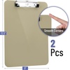 image:imageMr Pen Plastic Clipboard 125 x 9 2 Pack Clipboard Plastic  LowProfile Metal Clip with Retractable Hanging HoleFaded Earthy