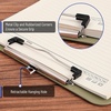 image:imageMr Pen Plastic Clipboard 125 x 9 2 Pack Clipboard Plastic  LowProfile Metal Clip with Retractable Hanging HoleFaded Earthy